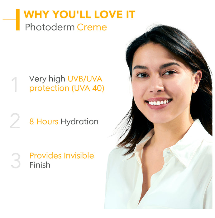 Bioderma Photoderm Creme Invisible SPF 50+ Sunscreen Cream Normal To Dry Sensitive Skin