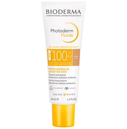 Bioderma Photoderm Fluide Max SPF 100 | High UVA/UVB Protection | For Sensitive Skin - Classic Derma