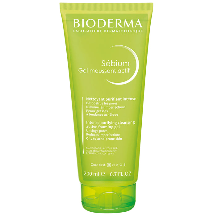 Bioderma Sebium Gel Moussant Actif Purifying Cleansing Active Foaming Gel - Classic Derma