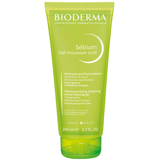 Bioderma Sebium Gel Moussant Actif Purifying Cleansing Active Foaming Gel - Classic Derma