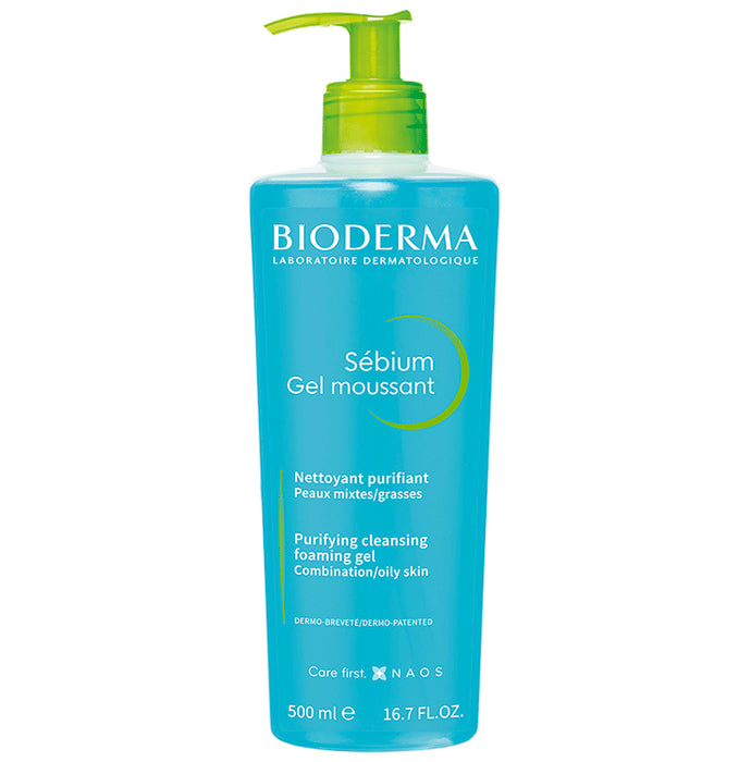 Bioderma Sebium Gel Moussant Purifying Cleansing Foaming Gel Combination to Oily Skin - Classic Derma
