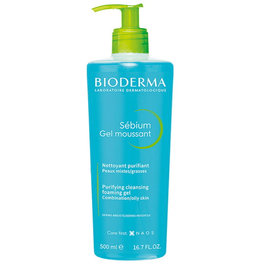 Bioderma Sebium Gel Moussant Purifying Cleansing Foaming Gel Combination to Oily Skin - Classic Derma