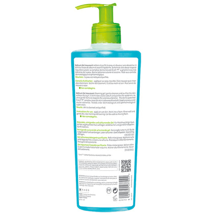 Bioderma Sebium Gel Moussant Purifying Cleansing Foaming Gel Combination to Oily Skin