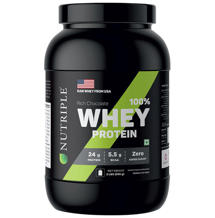 Nutriple 100% Whey Protein Powder Rich Chocolate - Classic Derma