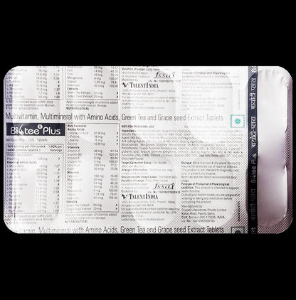 Biotee Plus Tablet - Classic Derma