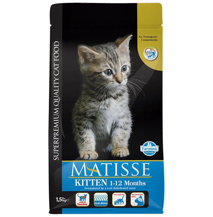 Farmina Pet Foods 1-12 Month Matisse Kitten Super Premium Quality Cat Food - Classic Derma