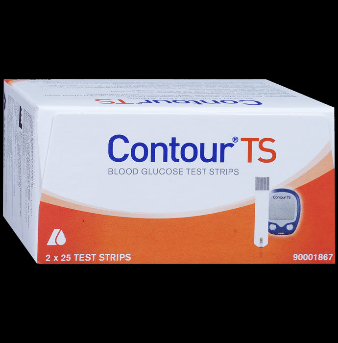 Contour TS Blood Glucose Test Strip (Only Strips) - Classic Derma