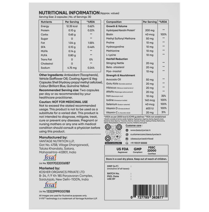 Beautywise Hair Rescue Capsule