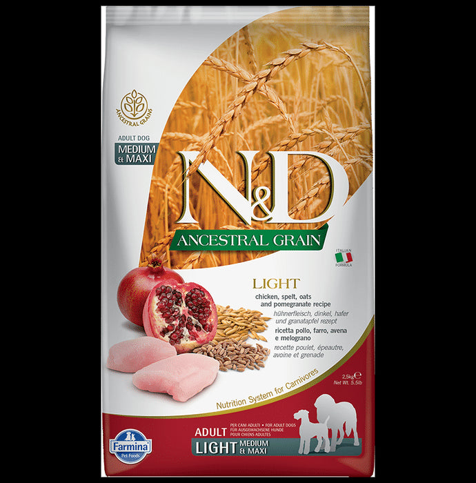 Farmina Pet Foods N&D Ancestral Grain for Adult Dog Medium & Maxi Breed - Classic Derma