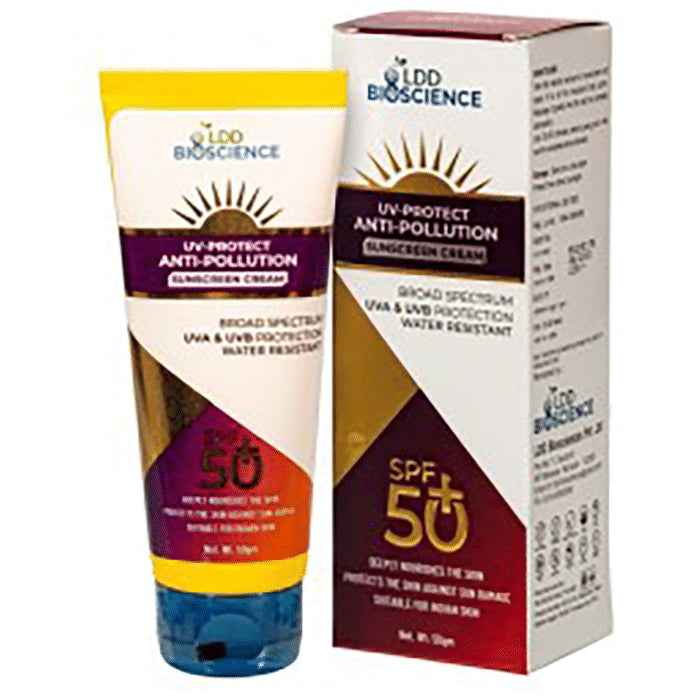 LDD Bioscience UV-Protect Anti-Pollution SPF 50+ Sunscreen Cream - Classic Derma