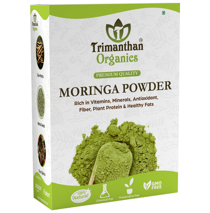 Trimanthan Organics Premium Quality Moringa Powder - Classic Derma