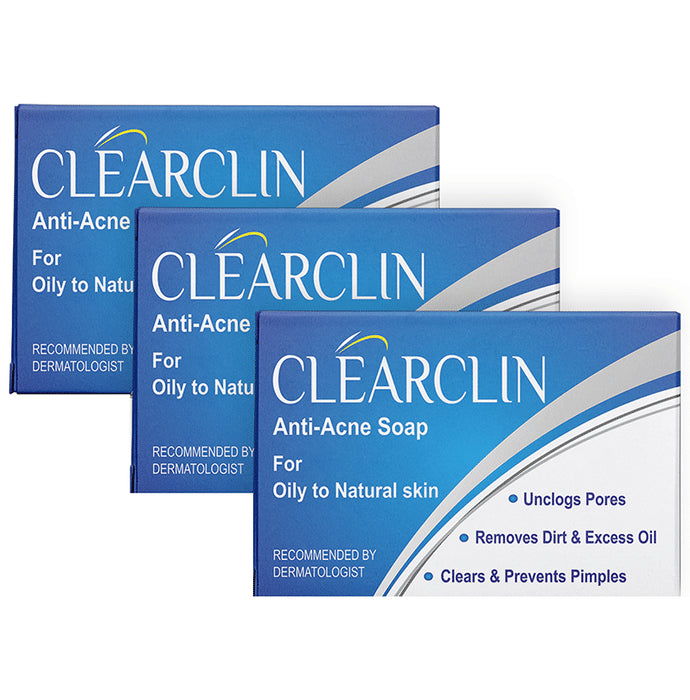 West-Coast Clearclin Anti-Acne Soap (75gm Each) - Classic Derma