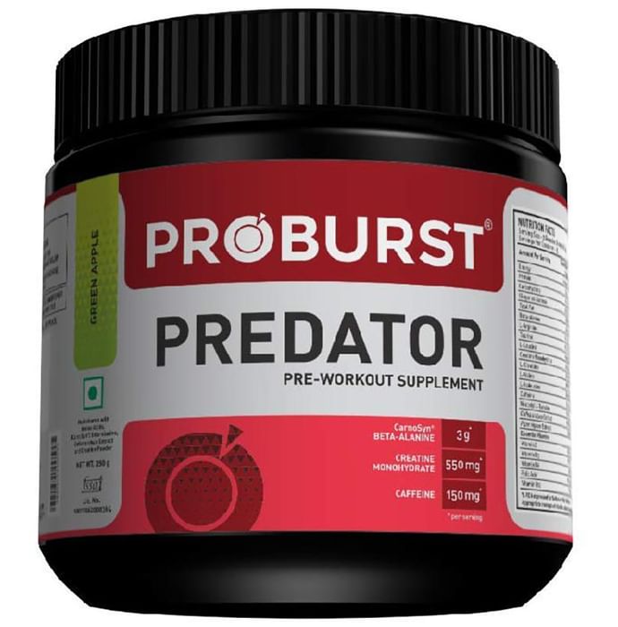 Proburst Predator Pre-Workout Supplement Green Apple - Classic Derma