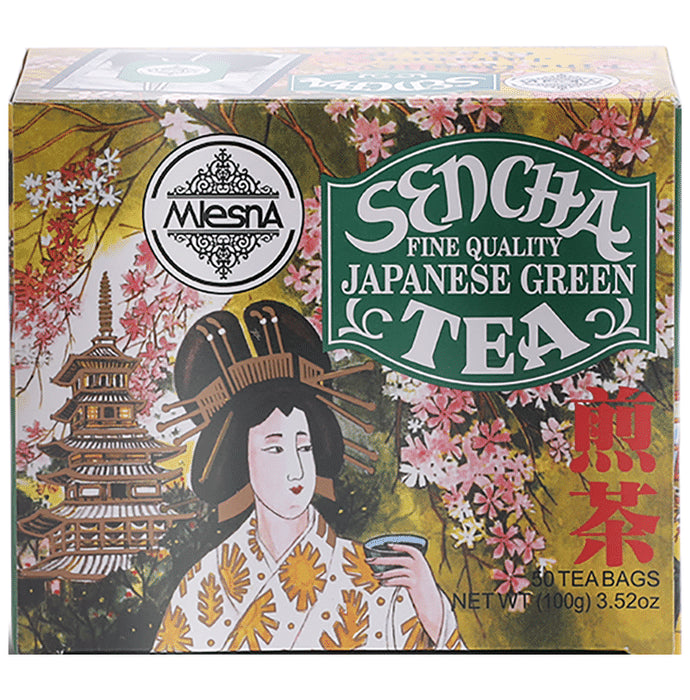 Mlesna Sencha Fine Quality Japanese Green Tea (50 Each) - Classic Derma