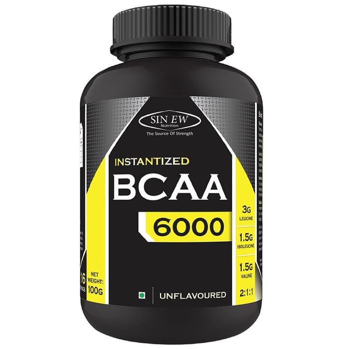 Sinew Nutrition Instantized BCAA 2:1:1 Powder Unflavoured - Classic Derma