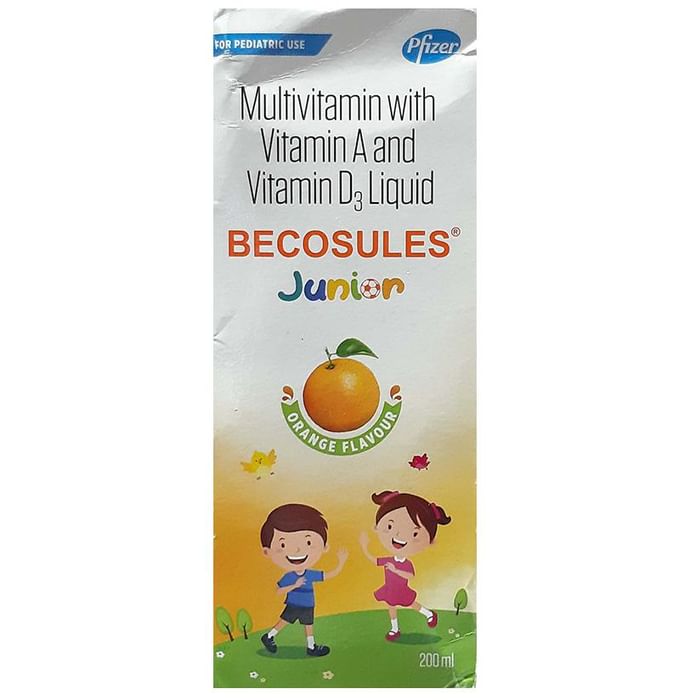 Becosules Junior Orange Syrup - Classic Derma
