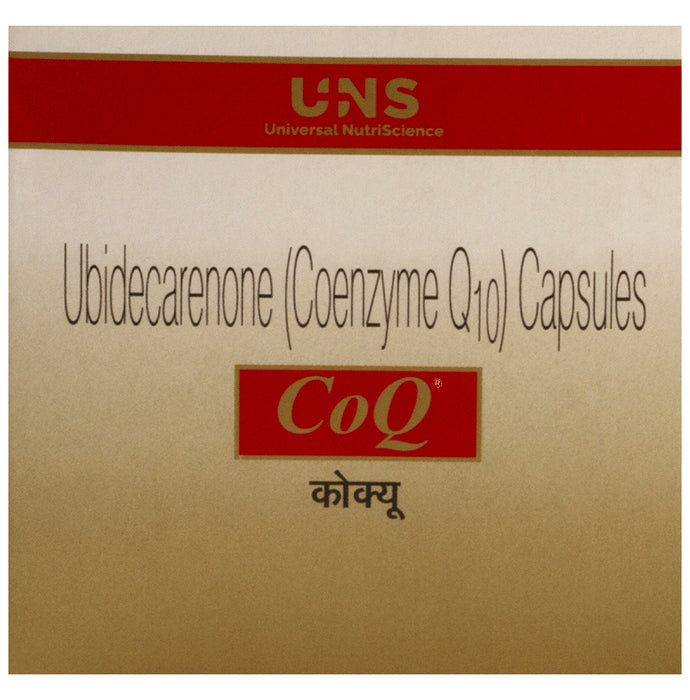 CoQ 30mg Coenzyme Q10 Health Supplement Capsule - Classic Derma