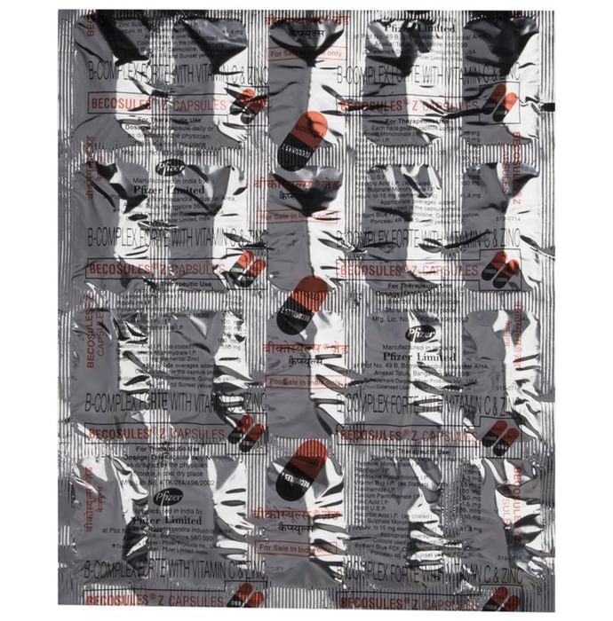 Becosules Z Capsule with Vitamin B Complex, Vitamin C & Zinc