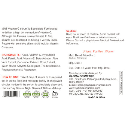 MNT Premium Vitamin C Face Serum