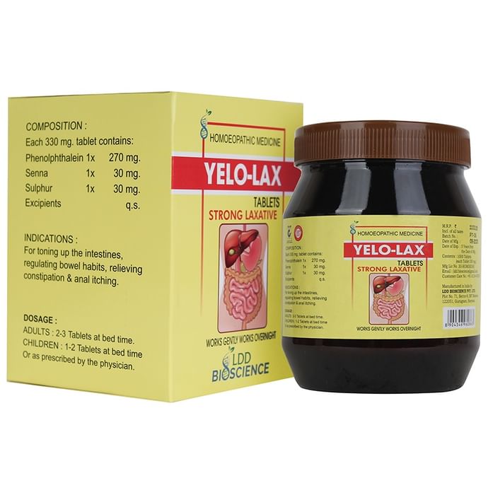 LDD Bioscience Yelo-Lax Tablet - Classic Derma