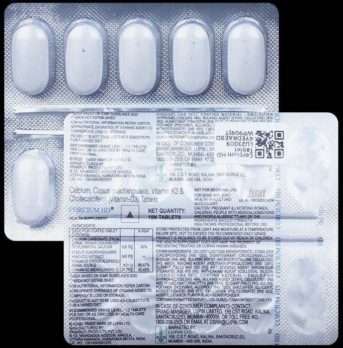 Corcium HD Tablet - Classic Derma