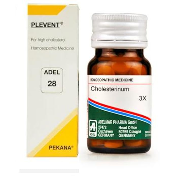 ADEL Anti-Cholestrinum Combo (ADEL 28 + Cholesterinum Trituration Tablet 3X) - Classic Derma