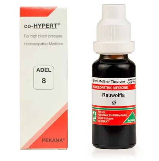 ADEL Anti Hypertensive Combo (ADEL 8 + Rauwolfia Mother Tincture) - Classic Derma