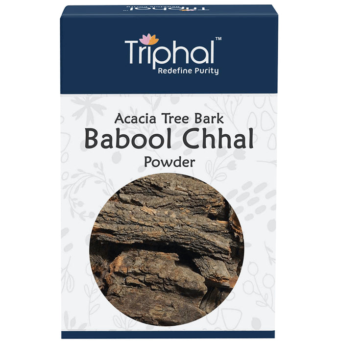 Triphal Babool Bark/ Kikar Chaal/ Babul Bark/ Babool Chhal/ Acacia Tree Bark Powder - Classic Derma