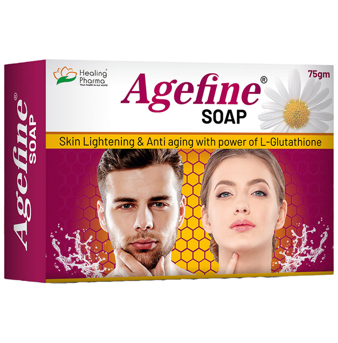 Healing Pharma Agefine Soap (75gm Each) - Classic Derma