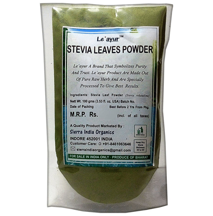 Le' ayur Stevia Leaves Powder - Classic Derma