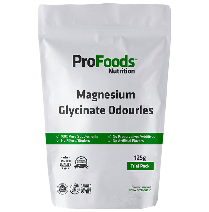 ProFoods Magnesium Glycinate Odourles for Overall Health Powder - Classic Derma