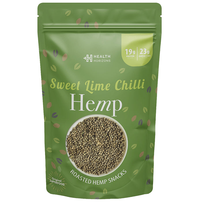 Health Horizons Sweet Lime Chilli Roasted Hemp Seeds (100gm Each) - Classic Derma