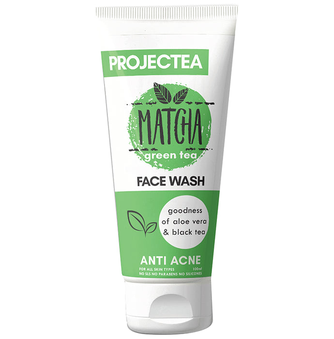 Projectea Anti-Acne Matcha Green Tea Face Wash - Classic Derma