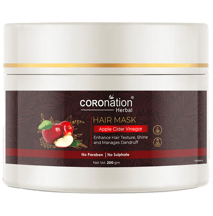 Coronation Herbal Apple Cider Vinegar Hair Mask (200gm Each) - Classic Derma