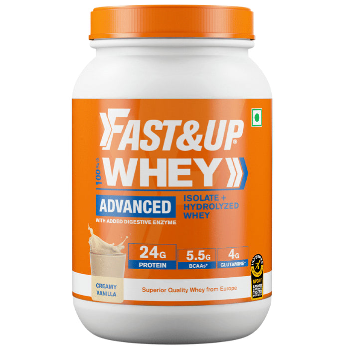 Fast&Up 100% Hydrolysed Iso Whey Advanced Powder Creamy Vanilla - Classic Derma