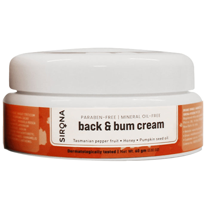 Sirona Back & Bum Cream - Classic Derma