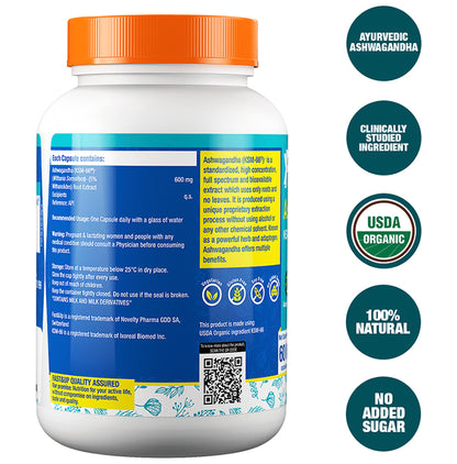 Fast&Up Ashwagandha KSM 66 Tablet | Natural Vitality Booster Capsule