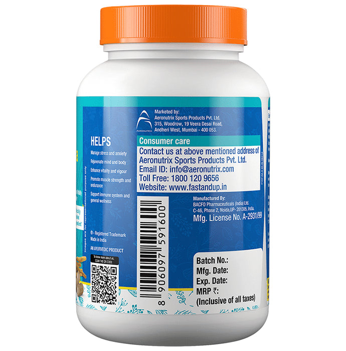 Fast&Up Ashwagandha KSM 66 Tablet | Natural Vitality Booster Capsule