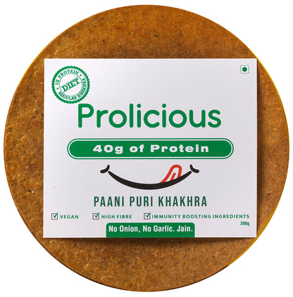 Prolicious Paani Puri Khakhra (200gm Each) - Classic Derma