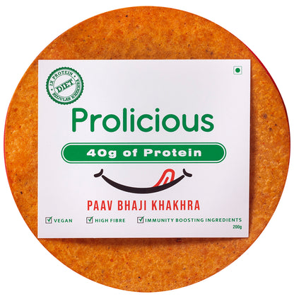 Prolicious Paav Bhaji Khakhra (200gm Each) - Classic Derma
