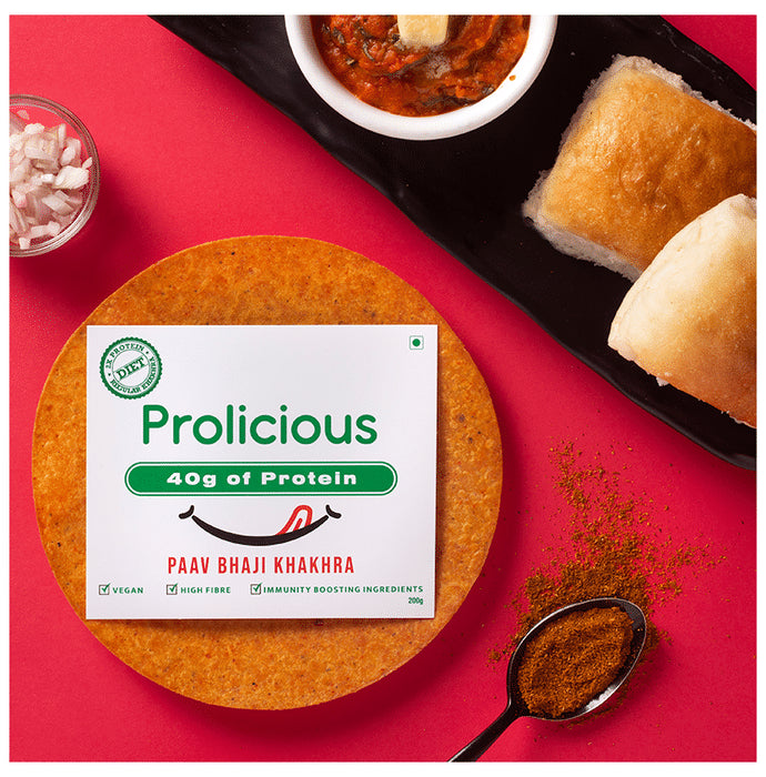 Prolicious Paav Bhaji Khakhra (200gm Each)