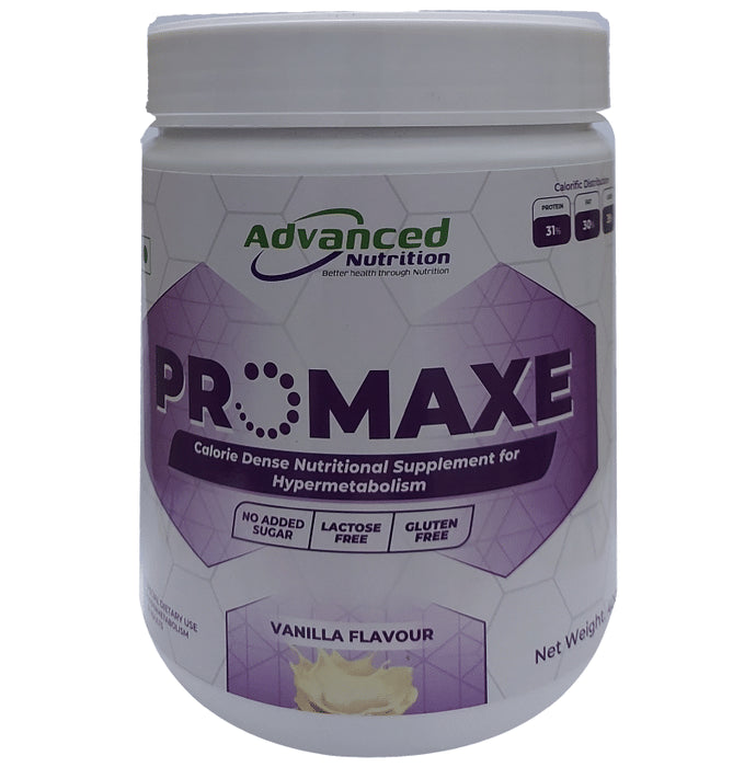 Promaxe Calorie Dense Nutritional Supplement for Hypermetabolism | Flavour Vanilla Powder - Classic Derma