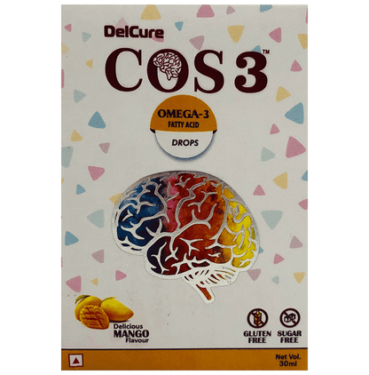 Cos 3 Drop Gluten and Sugar Free Delicious Mango - Classic Derma