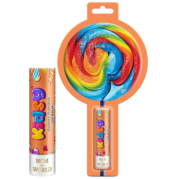 Mom & World Kidsy Lip Balm Gummy Floss - Classic Derma