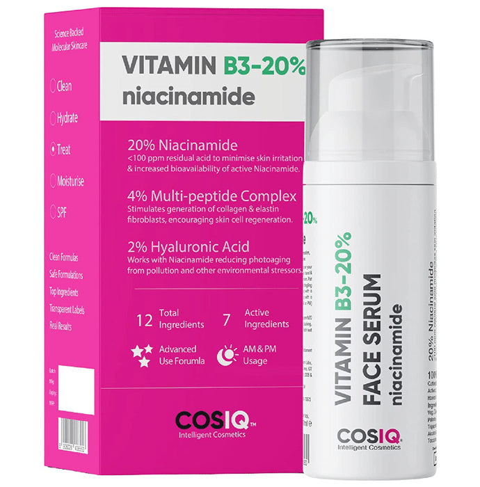 Cosiq Vitamin B3 20% Face Serum - Classic Derma