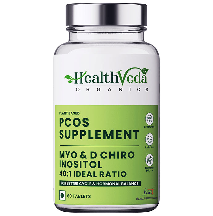 Health Veda Organics PCOS Multivitamin Veg Tablet - Classic Derma