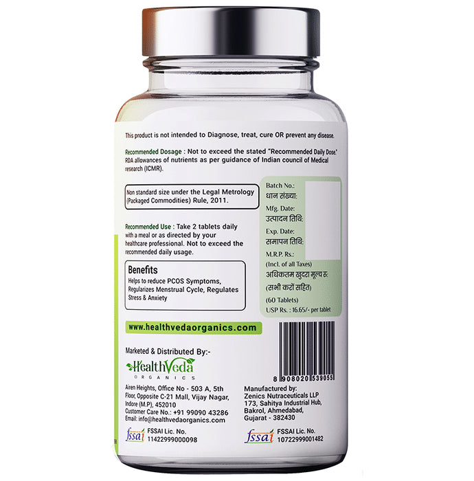 Health Veda Organics PCOS Multivitamin Veg Tablet