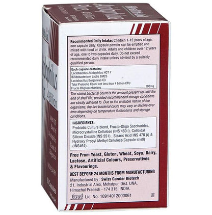 Healthaid Acidophilus Plus 4 billion Capsule