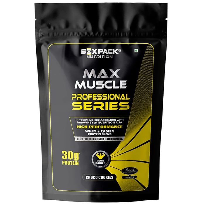 Sixpack Nutrition Max Muscle Professional Series Protein Blend Choco Cookies - Classic Derma