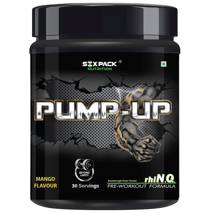 Sixpack Nutrition Pump-Up Pre-Workout Formula Mango - Classic Derma